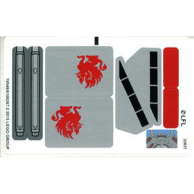sticker sheet for set 75081 - international version - 19548 6100267