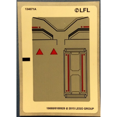 sticker sheet for set 75082 - north american version - 19668 6100928