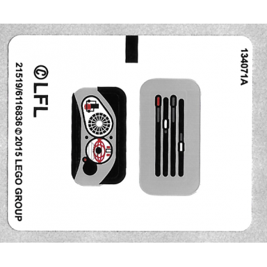 sticker sheet for set 75091 - north american version - 21519 6116836