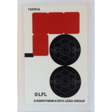 sticker sheet for set 75101 - north american version with 4 red squares - 21530 6116846
