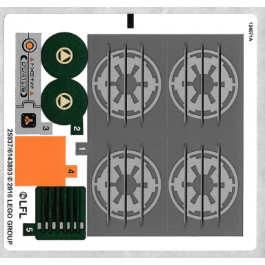 sticker sheet for set 75141 - north american version - 25937 6143893