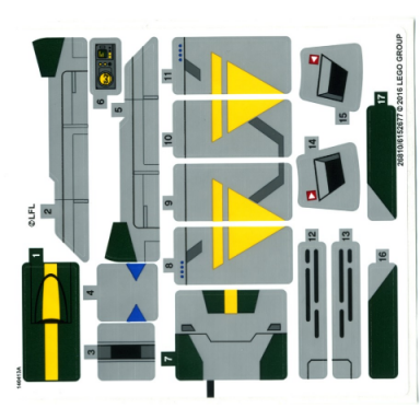sticker sheet for set 75150 - international version - 26810 6152677