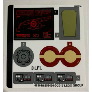sticker sheet for set 75234 - 48301 6252456