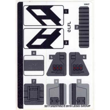 sticker sheet for set 75242 - 50113 6257052