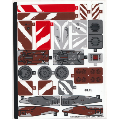 sticker sheet for set 75254 - 63954 6280165