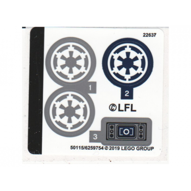 sticker sheet for set 75262 - 50115 6259754
