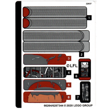 sticker sheet for set 75271 - 66264 6287344