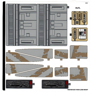 sticker sheet for set 75292 - 69523 6316321