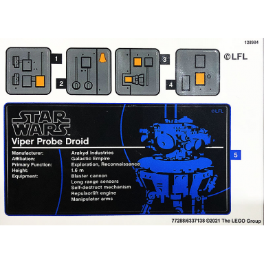 sticker sheet for set 75306 - 77288 6337138