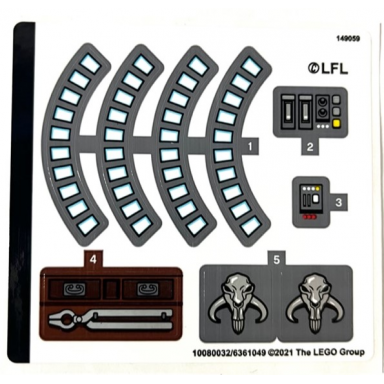 sticker sheet for set 75319 - north american version - 10080032 6361049