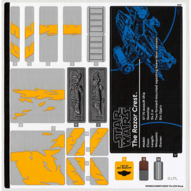 sticker sheet for set 75331 - 10103823 6438875