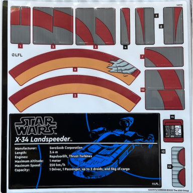 sticker sheet for set 75341 - 10001572 6388358