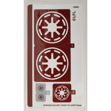 sticker sheet for set 75354 - 10104350 6444287