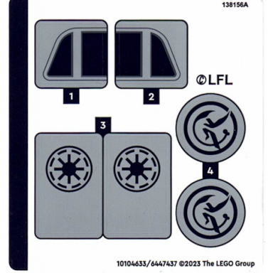 sticker sheet for set 75360 - 10104633 6447437