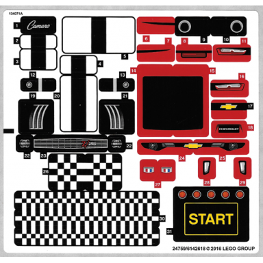 sticker sheet for set 75874 - north american version - 24759 6142618