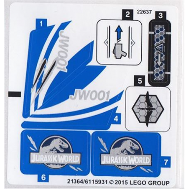sticker sheet for set 75915 - international version - 21364 6115931