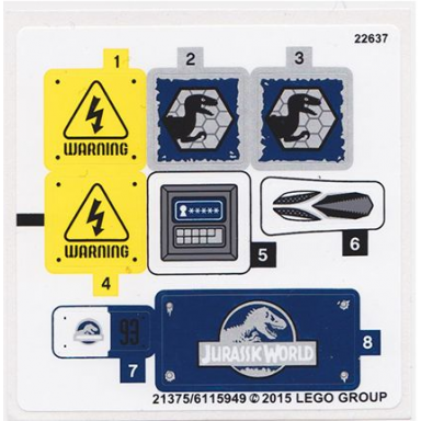 sticker sheet for set 75920 - international version - 21375 6115949