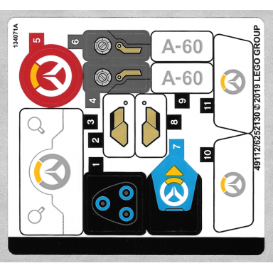 sticker sheet for set 75975 - 49112 6252130