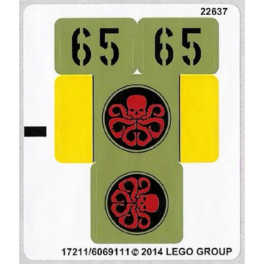 sticker sheet for set 76017 - international version - 17211 6069111
