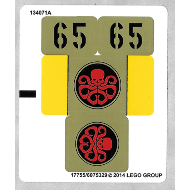 sticker sheet for set 76017 - north american version - 17755 6075329