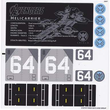 sticker sheet for set 76042 - international version - 21231 6115204