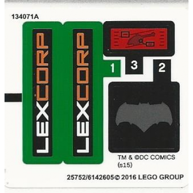 sticker sheet for set 76046 - north american version - 25752 6142605