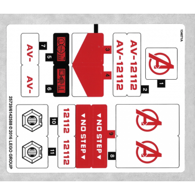 sticker sheet for set 76049 - 25739 6142588