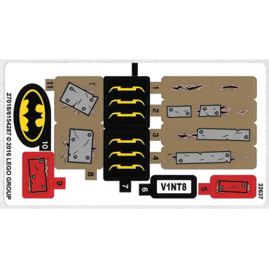 sticker sheet for set 76054 - international version - 27018 6154287