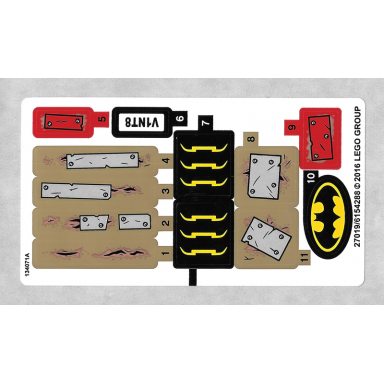 sticker sheet for set 76054 - north american version - 27019 6154288