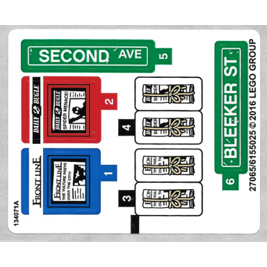 sticker sheet for set 76058 - north american version - 27065 6155025
