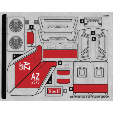 sticker sheet for set 76127 - 49534 6257500
