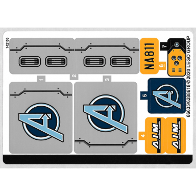 sticker sheet for set 76143 - 66635 6288618