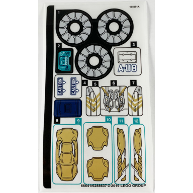 sticker sheet for set 76144 - 66641 6288637