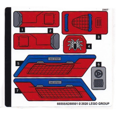 sticker sheet for set 76150 - 66555 6288501