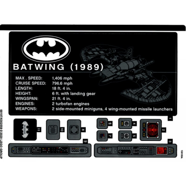 sticker sheet for set 76161 - 68197 6302558