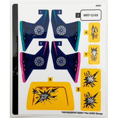 sticker sheet for set 76176 - 74510 6329767