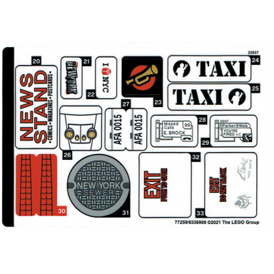 sticker sheet for set 76178 sheet 2 - 77259 6336908
