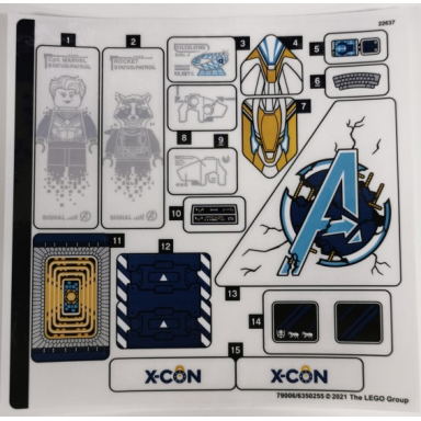 sticker sheet for set 76192 - 79006 6350255