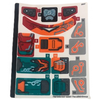 sticker sheet for set 76194 - 79270 6351837