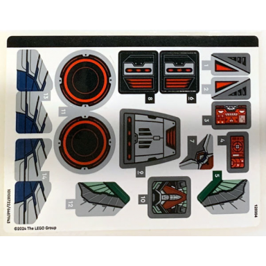 sticker sheet for set 76292 - 10108722 6487943