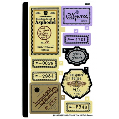 sticker sheet for set 76391 - 80305 6362546