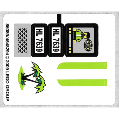 sticker sheet for set 7639 - 86089 4548294
