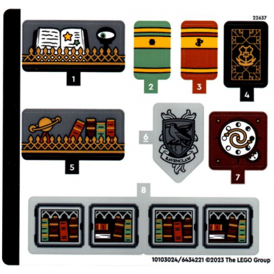 sticker sheet for set 76411 - 10103024 6434221