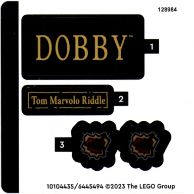 sticker sheet for set 76421 - 10104435 6445494