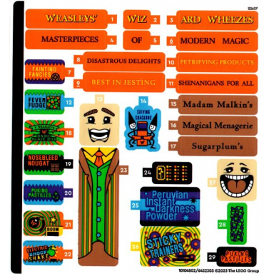 sticker sheet for set 76422 sheet 2 - 10104802 6452305