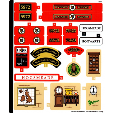 sticker sheet for set 76423 - 10104438 6445501