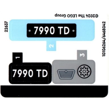 sticker sheet for set 76424 - 10106264 6468042
