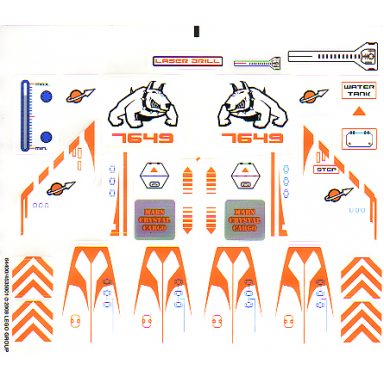 sticker sheet for set 7649 sheet 2 - 64400 4535001