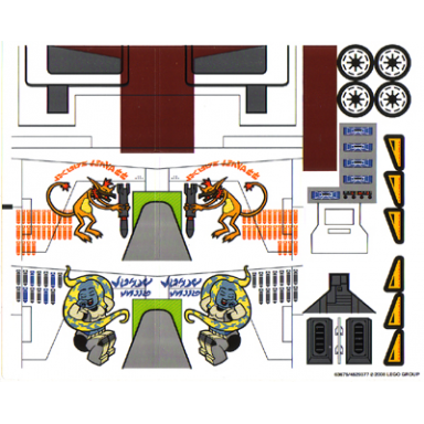 sticker sheet for set 7676 - 63675 4529377