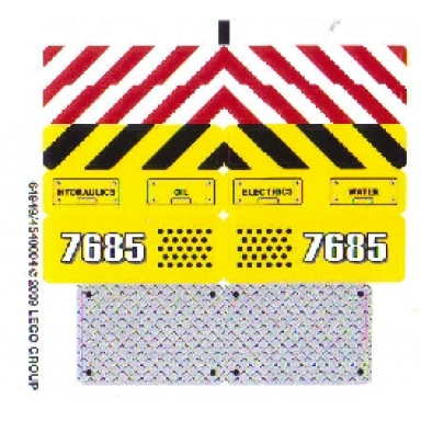 sticker sheet for set 7685 - 64949 4540004